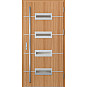 Ocelové vchodové dveře - KREBEN 7 - Borovice horská, Label Inox Ocelové vchodové dveře ERKADO - KREBEN 7 - Borovice horská, Label Inox