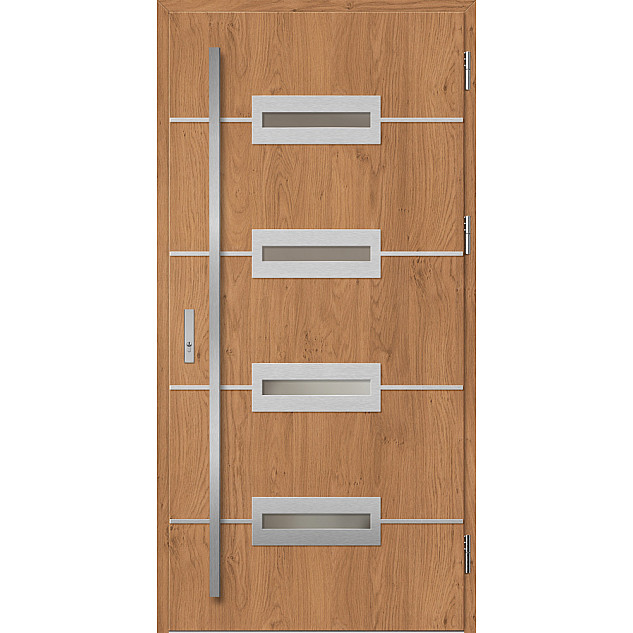 Ocelové vchodové dveře - KREBEN 7 - Winchester, Label Inox Ocelové vchodové dveře ERKADO - KREBEN 7 - Winchester, Label Inox