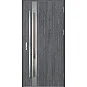 Ocelové vchodové dveře - LANGEN 1 - Dub Antracit, Label Inox Ocelové vchodové dveře ERKADO - LANGEN 1 - Dub Antracit, Label Inox
