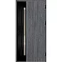 Ocelové vchodové dveře - LANGEN 2 - Dub Antracit, Label Black Ocelové vchodové dveře ERKADO - LANGEN 2 - Dub Antracit, Label Black