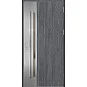 Ocelové vchodové dveře - LANGEN 2 - Dub Antracit, Label Inox Ocelové vchodové dveře ERKADO - LANGEN 2 - Dub Antracit, Label Inox