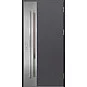 Ocelové vchodové dveře - LANGEN 2 - Hladký Antracit, Label Inox Ocelové vchodové dveře - LANGEN 2 - Hladký Antracit, Label Inox