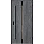 Ocelové vchodové dveře - LANGEN 4 - Dub Antracit, Label Black Ocelové vchodové dveře ERKADO - LANGEN 4 - Dub Antracit, Label Black