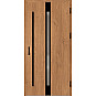 Ocelové vchodové dveře ERKADO - LANGEN 4 -  Winchester, Label Black