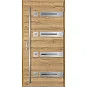 Ocelové vchodové dveře - LEOBEN 3 - Dub Natur Příčný, Label Inox Ocelové vchodové dveře ERKADO - LEOBEN 3 - Dub Natur Příčný, Label Inox
