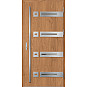 Ocelové vchodové dveře ERKADO - LEOBEN 3 - Winchester, Label Inox