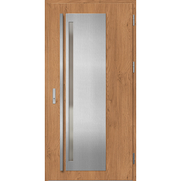 Ocelové vchodové dveře - LINDEN 1 - Winchester, Label Inox Ocelové vchodové dveře ERKADO - LINDEN 1 - Winchester, Label Inox