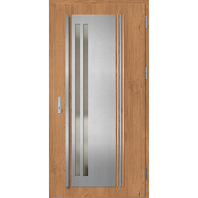 Ocelové vchodové dveře - LINDEN 5 - Winchester, Label Inox Ocelové vchodové dveře ERKADO - LINDEN 5 - Winchester, Label Inox