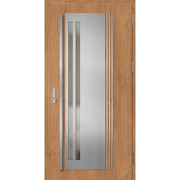 Ocelové vchodové dveře - LINDEN 5 - Winchester, Label Inox Ocelové vchodové dveře ERKADO - LINDEN 5 - Winchester, Label Inox