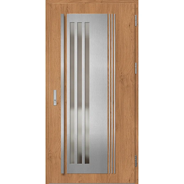 Ocelové vchodové dveře - LINDEN 6 - Winchester, Label Inox Ocelové vchodové dveře ERKADO - LINDEN 6 - Winchester, Label Inox