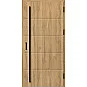 Ocelové vchodové dveře - LUTTER 1 - Dub Natur, Stamp Roller Ocelové vchodové dveře ERKADO - LUTTER 1 - Dub Natur, Stamp Roller