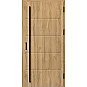 Ocelové vchodové dveře - LUTTER 2 - Dub Natur, Stamp Roller Ocelové vchodové dveře ERKADO - LUTTER 2 - Dub Natur, Stamp Roller