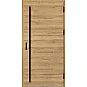 Ocelové vchodové dveře - LUTTER 3 - Dub Natur Příčný, Stamp Roller Ocelové vchodové dveře ERKADO - LUTTER 3 - Dub Natur Příčný, Stamp Roller