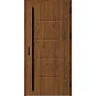 Ocelové vchodové dveře - LUTTER 3 - Ořech, Stamp Roller Ocelové vchodové dveře ERKADO - LUTTER 3 - Ořech, Stamp Roller