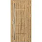 Ocelové vchodové dveře - LUTTER 3 - Dub Natur, Stamp Roller Ocelové vchodové dveře ERKADO - LUTTER 3 - Dub Natur, Stamp Roller