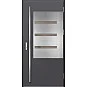 Ocelové vchodové dveře - MELK 1 - Hladký Antracit, Label Inox Ocelové vchodové dveře ERKADO - MELK 1 - Hladký Antracit, Label Inox