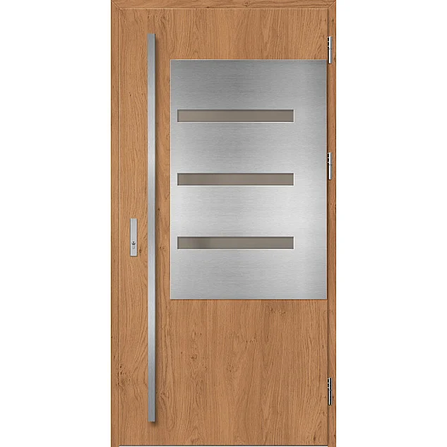 Ocelové vchodové dveře - MELK 1 - Winchester, Label Inox Ocelové vchodové dveře ERKADO - MELK 1 - Winchester, Label Inox