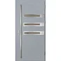 Ocelové vchodové dveře - MELK 2 - Šedá, Label Inox Ocelové vchodové dveře ERKADO - MELK 2 - Šedá, Label Inox