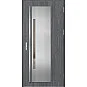 Ocelové vchodové dveře - MURTER 1 - Dub Antracit, Label Inox Ocelové vchodové dveře ERKADO - MURTER 1 - Dub Antracit, Label Inox