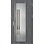 Ocelové vchodové dveře - MURTER 2 - Dub Antracit, Label Inox Ocelové vchodové dveře ERKADO - MURTER 2 - Dub Antracit, Label Inox