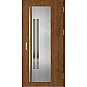 Ocelové vchodové dveře - MURTER 2 - Ořech, Label Inox Ocelové vchodové dveře ERKADO - MURTER 2 - Ořech, Label Inox