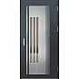 Ocelové vchodové dveře - MURTER 6 - Antracit Struktura, Label Inox Ocelové vchodové dveře ERKADO - MURTER 6 - Antracit Struktura, Label Inox