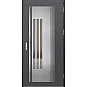Ocelové vchodové dveře - MURTER 6 - Hladký Antracit, Label Inox Ocelové vchodové dveře ERKADO - MURTER 6 - Hladký Antracit, Label Inox