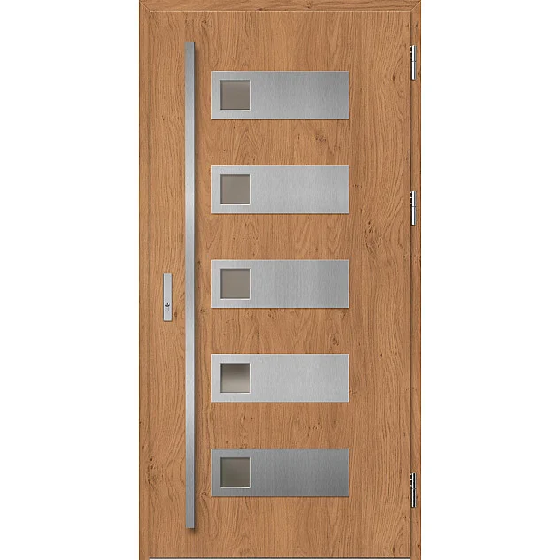 Ocelové vchodové dveře - SAMEDAN 1 - Winchester, Label Inox Ocelové vchodové dveře ERKADO - SAMEDAN 1 - Winchester, Label Inox