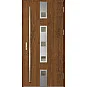Ocelové vchodové dveře - SAMEDAN 4 - Ořech, Label Inox Ocelové vchodové dveře ERKADO - SAMEDAN 4 - Ořech, Label Inox