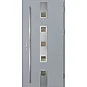 Ocelové vchodové dveře - SAMEDAN 4 - Šedá, Label Inox Ocelové vchodové dveře ERKADO - SAMEDAN 4 - Šedá, Label Inox