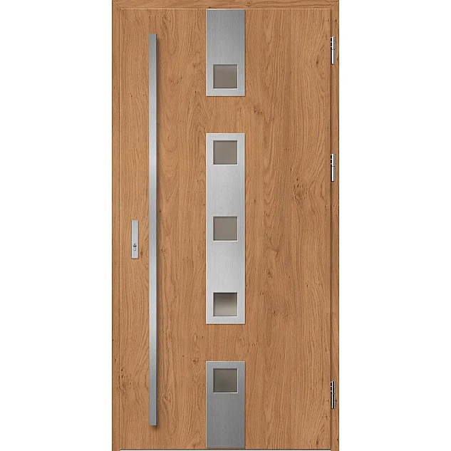 Ocelové vchodové dveře - SAMEDAN 4 - Winchester, Label Inox Ocelové vchodové dveře ERKADO - SAMEDAN 4 - Winchester, Label Inox