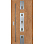 Ocelové vchodové dveře ERKADO - SAMEDAN 4 - Winchester, Label Inox