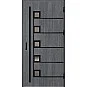 Ocelové vchodové dveře - SAMEDAN 5 - Dub Antracit, Label Black Ocelové vchodové dveře ERKADO - SAMEDAN 5 - Dub Antracit, Label Black