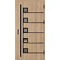 Ocelové vchodové dveře - SAMEDAN 5 - Surový Dub, Label Black Ocelové vchodové dveře ERKADO - SAMEDAN 5 - Surový Dub, Label Black