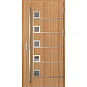 Ocelové vchodové dveře - SAMEDAN 5 - Borovice horská, Label Inox Ocelové vchodové dveře ERKADO - SAMEDAN 5 - Borovice horská, Label Inox
