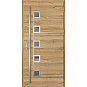 Ocelové vchodové dveře - SAMEDAN 5 - Dub Natur Příčný, Label Inox Ocelové vchodové dveře ERKADO - SAMEDAN 5 - Dub Natur Příčný, Label Inox