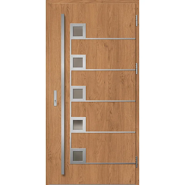 Ocelové vchodové dveře - SAMEDAN 5 - Winchester, Label Inox Ocelové vchodové dveře ERKADO - SAMEDAN 5 - Winchester, Label Inox