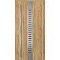 Ocelové vchodové dveře - SELTERS 1 - Dub Natur, Label Inox Ocelové vchodové dveře ERKADO - SELTERS 1 - Dub Natur, Label Inox