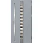 Ocelové vchodové dveře - SELTERS 1 - Šedá, Label Inox Ocelové vchodové dveře ERKADO - SELTERS 1 - Šedá, Label Inox