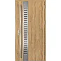 Ocelové vchodové dveře - SELTERS 2 - Dub Natur, Label Inox Ocelové vchodové dveře ERKADO - SELTERS 2 - Dub Natur, Label Inox