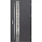 Ocelové vchodové dveře - SELTERS 2 - Hladký Antracit, Label Inox Ocelové vchodové dveře - SELTERS 2 - Hladký Antracit, Label Inox