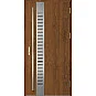 Ocelové vchodové dveře - SELTERS 2 - Ořech, Label Inox Ocelové vchodové dveře ERKADO - SELTERS 2 - Ořech, Label Inox