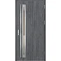 Ocelové vchodové dveře - TREBUR 1 - Dub Antracit, Label Inox Ocelové vchodové dveře ERKADO - TREBUR 1 - Dub Antracit, Label Inox