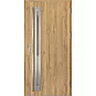Ocelové vchodové dveře - TREBUR 1 - Dub Natur, Label Inox Ocelové vchodové dveře ERKADO - TREBUR 1 - Dub Natur, Label Inox