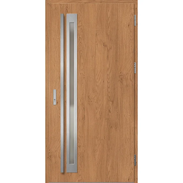 Ocelové vchodové dveře - TREBUR 1 - Winchester, Label Inox Ocelové vchodové dveře ERKADO - TREBUR 1 - Winchester, Label Inox
