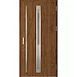 Ocelové vchodové dveře - TREBUR 2 - Ořech, Label Inox Ocelové vchodové dveře ERKADO - TREBUR 2 - Ořech, Label Inox