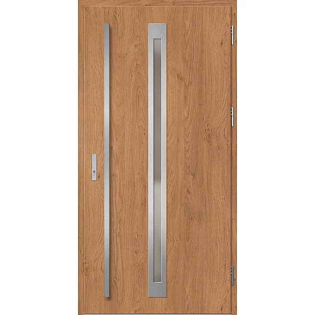 Ocelové vchodové dveře - TREBUR 2 - Winchester, Label Inox Ocelové vchodové dveře ERKADO - TREBUR 2 - Winchester, Label Inox