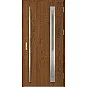 Ocelové vchodové dveře - TREBUR 3 - Ořech, Label Inox Ocelové vchodové dveře ERKADO - TREBUR 3 - Ořech, Label Inox