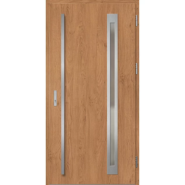 Ocelové vchodové dveře - TREBUR 3 - Winchester, Label Inox Ocelové vchodové dveře ERKADO - TREBUR 3 - Winchester, Label Inox