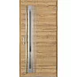 Ocelové vchodové dveře - TREBUR 4 - Dub Natur Příčný, Label Inox Ocelové vchodové dveře ERKADO - TREBUR 4 - Dub Natur Příčný, Label Inox